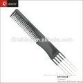 good handing plastic ABS beard pintail comb for salon in black